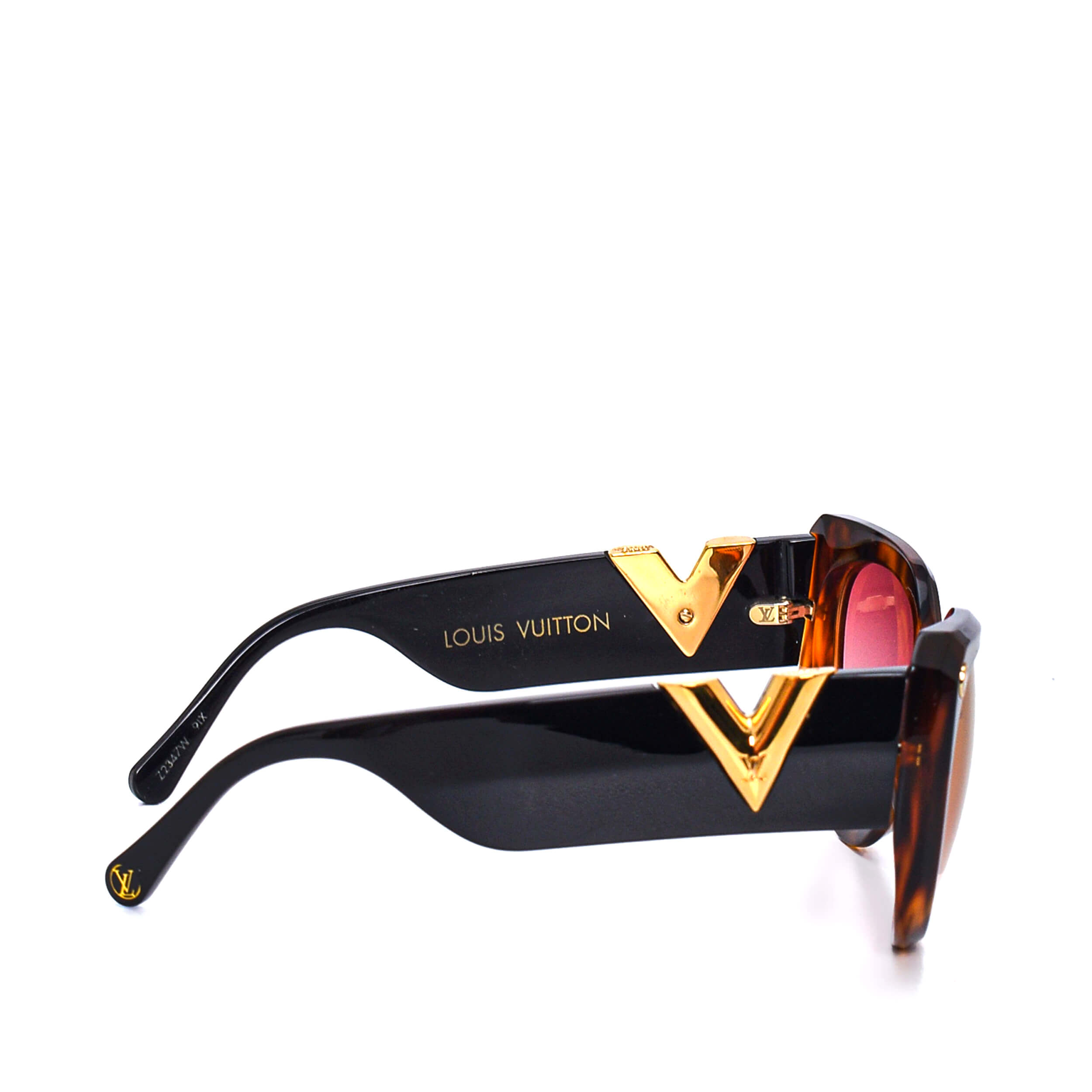 Louis Vuitton -  Brown Bone Sunglasses